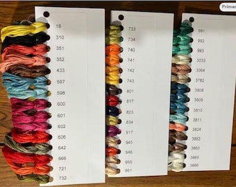 Pre sorted DMC Cross Stitch Threads genuine - Pick your own colours - PYO - Half length 4m skeins 6 strands