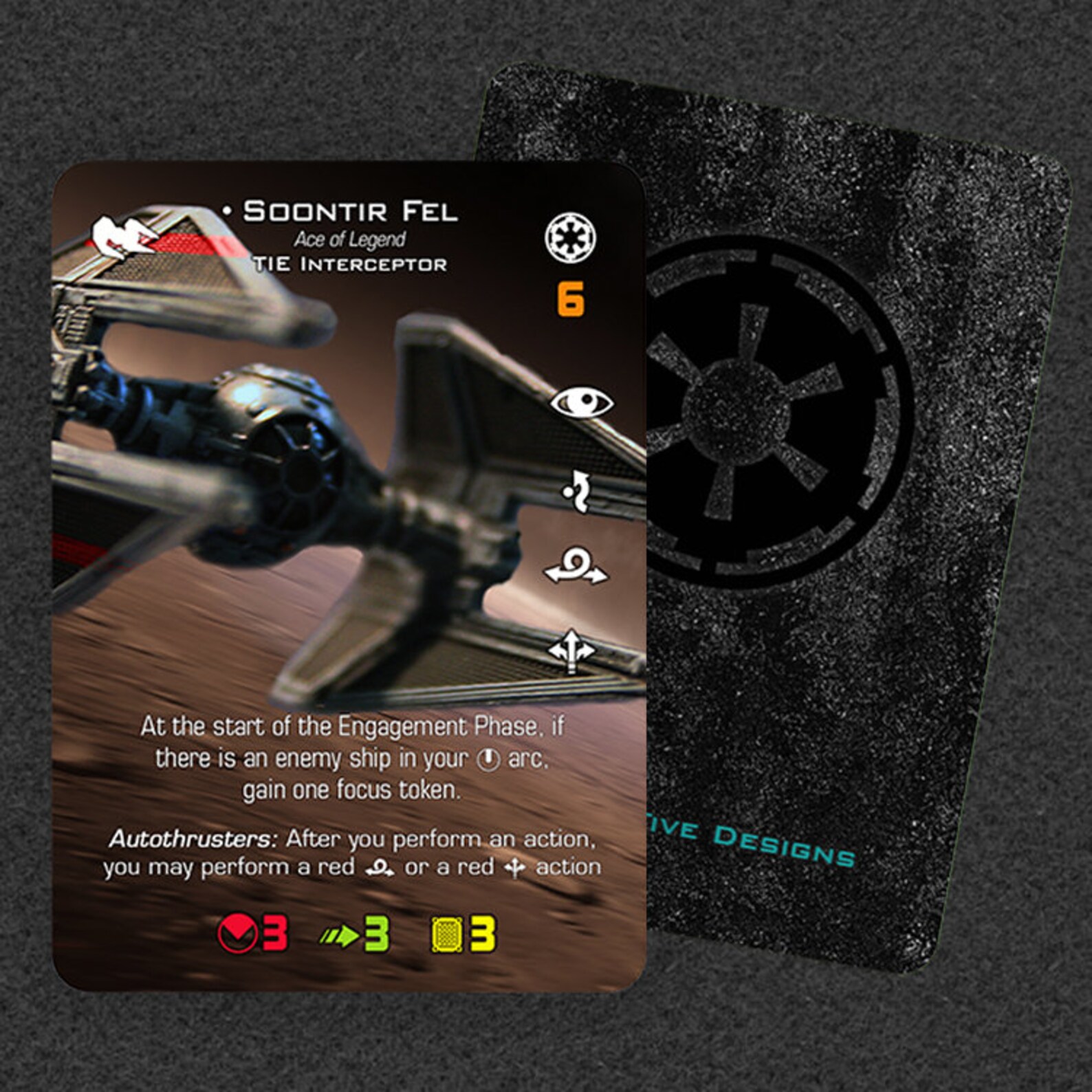 Xwing 2.0/2.5 Alt Art Pilot Cards Etsy