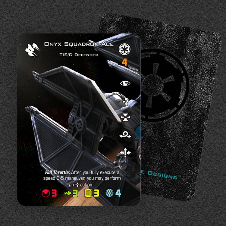 X-Wing 2.0 Alt Art Pilot Cards Imperial | Etsy