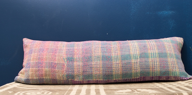 Long lumbar Pillow, Bed Lumbar Pillow,Farm House Bed Pillow, orders Boho Long Lumbar Pillow