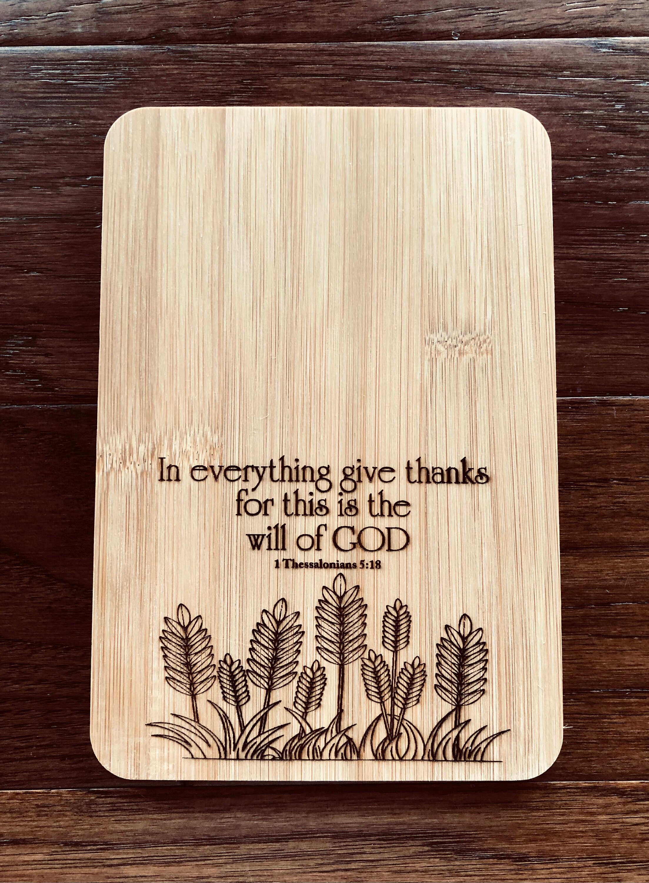 Give Thanks {Wooden Cutting Board} Give Thanks {Wooden Cutting Board}