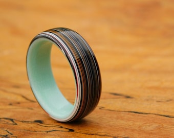 Fordite x Tiff Blå G10 Ring