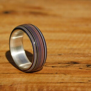 Fordite x Sterling Silver Ring image 5