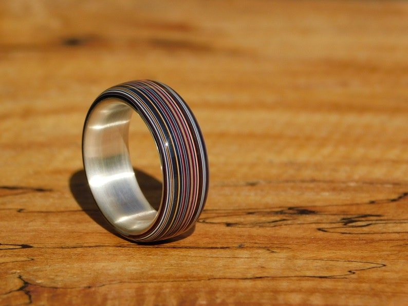 Fordite x Sterling Silver Ring image 5