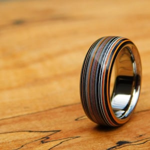 Fordite Agate x Titanium Ring