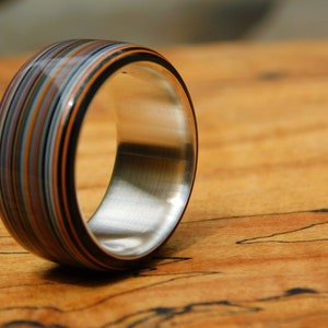 Fordite x Sterling Silver Ring image 3