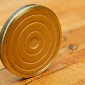 Antiqued Brass x Cheddar Paper Coin