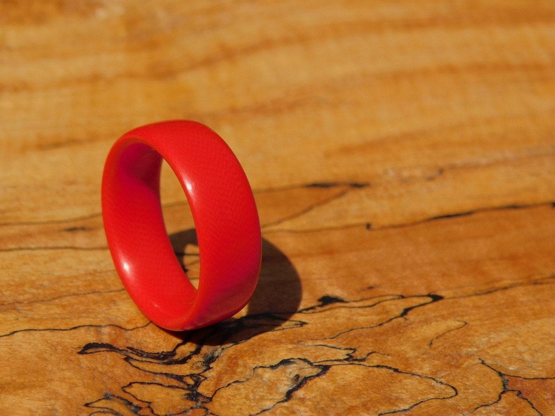 Red G Rings Cherry Red G10 Ring - Etsy