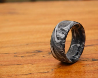 Black & White Resin Ring