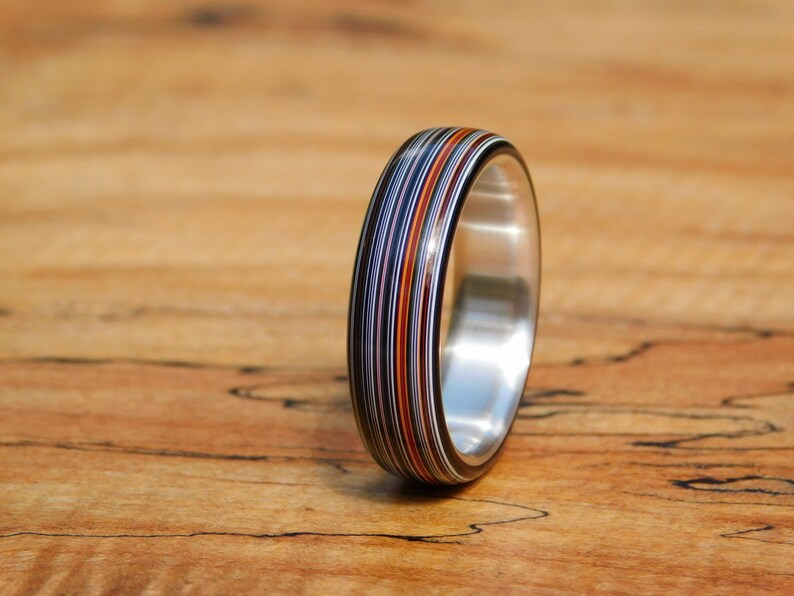 Fordite x Sterling Silver Ring image 8