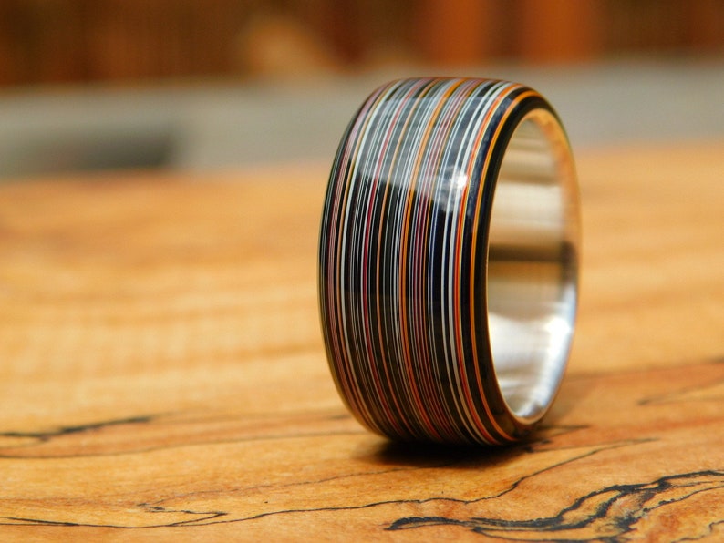 Fordite x Sterling Silver Ring image 2