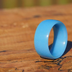 Sky Blue Glow Ring