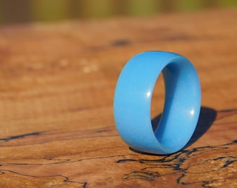 Sky Blue Glow Ring