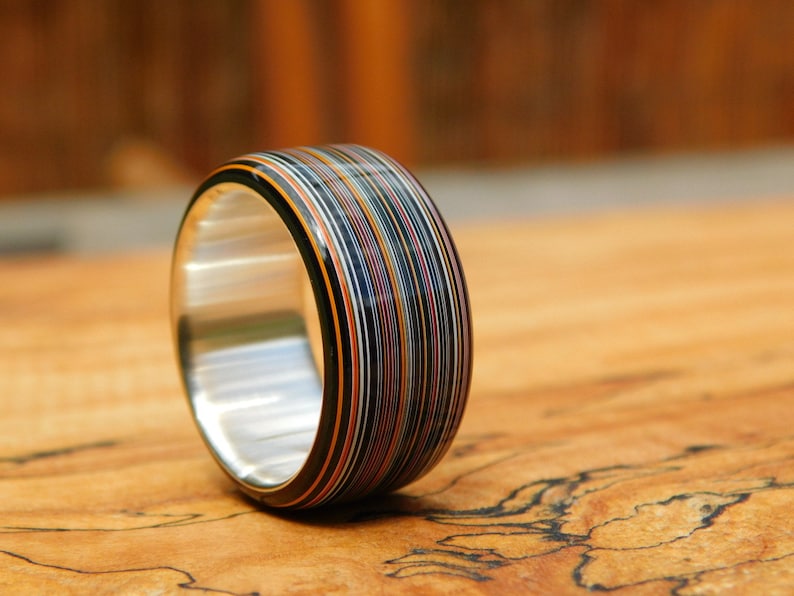 Fordite x Sterling Silver Ring image 1