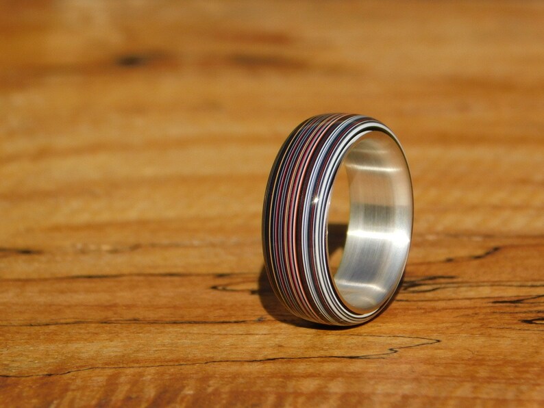 Fordite x Sterling Silver Ring image 6