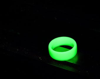 Neon Yellow Glow Ring