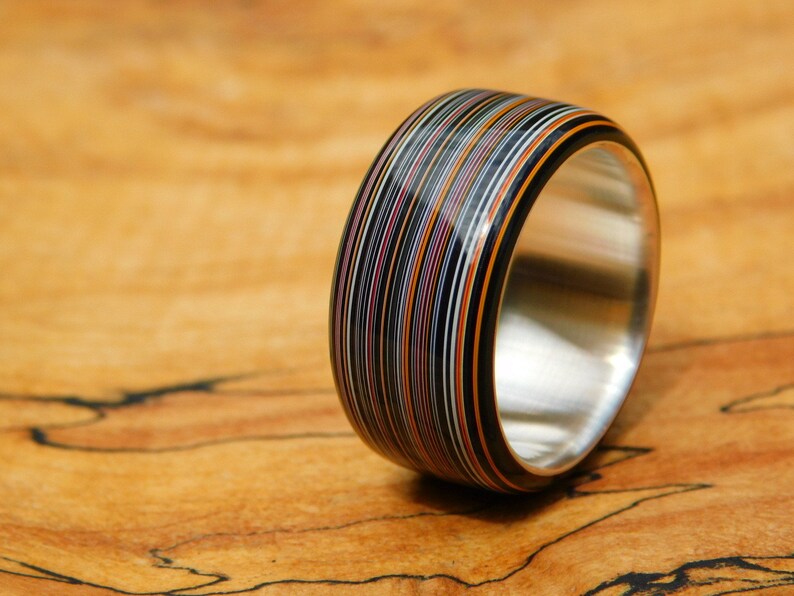 Fordite x Sterling Silver Ring image 4