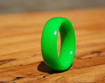 Neon Green Glow Ring