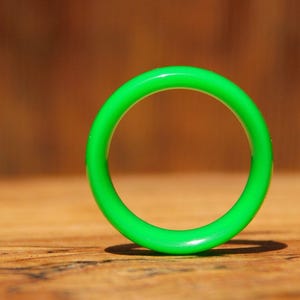 Neon Green Glow Ring - Etsy