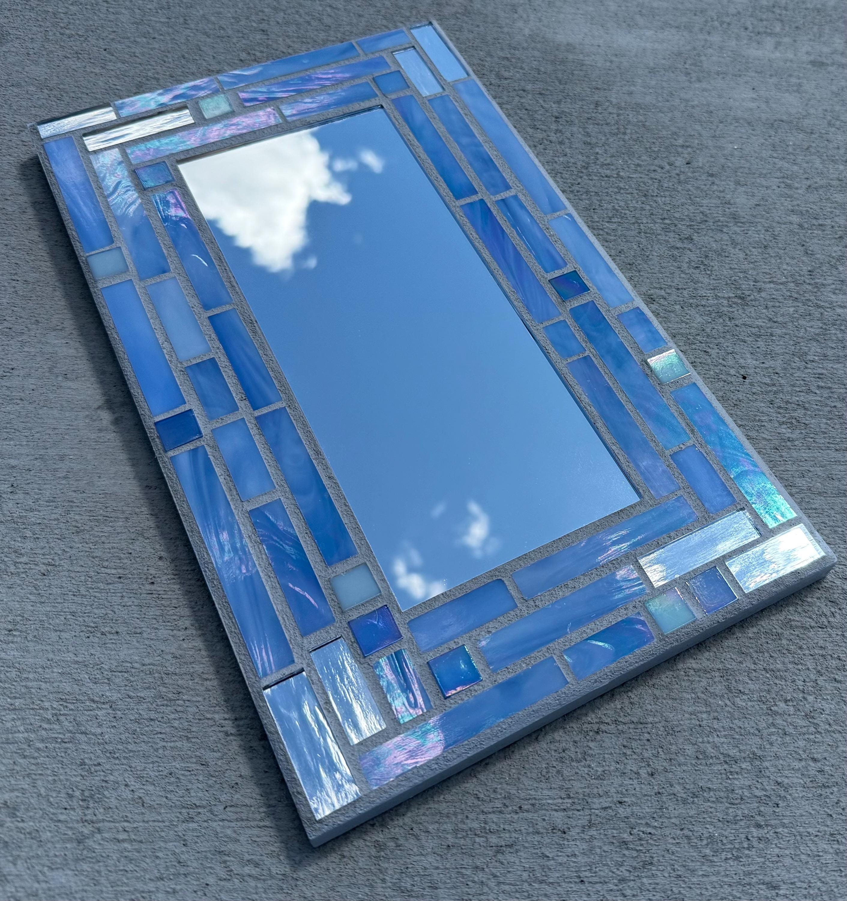 ガラスモザイクミラー　ステンドグラス鏡　ウオールデコレーション ガラスモザイクミラー ステンドグラス鏡 ウオールデコレーション