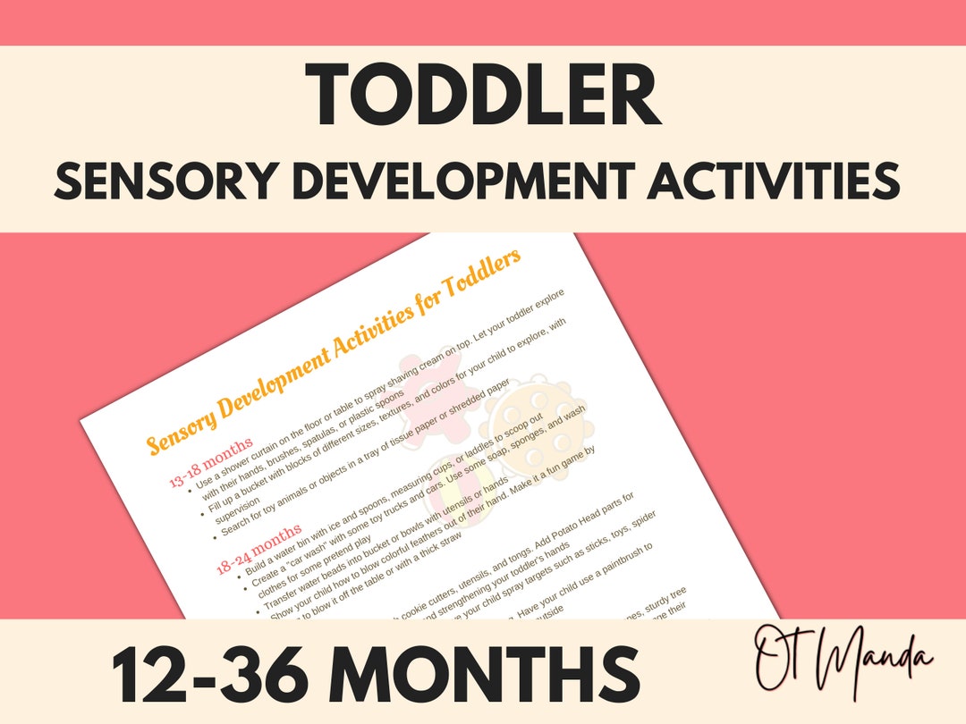 Sensory Development Activities for Toddlers Occupational Therapy