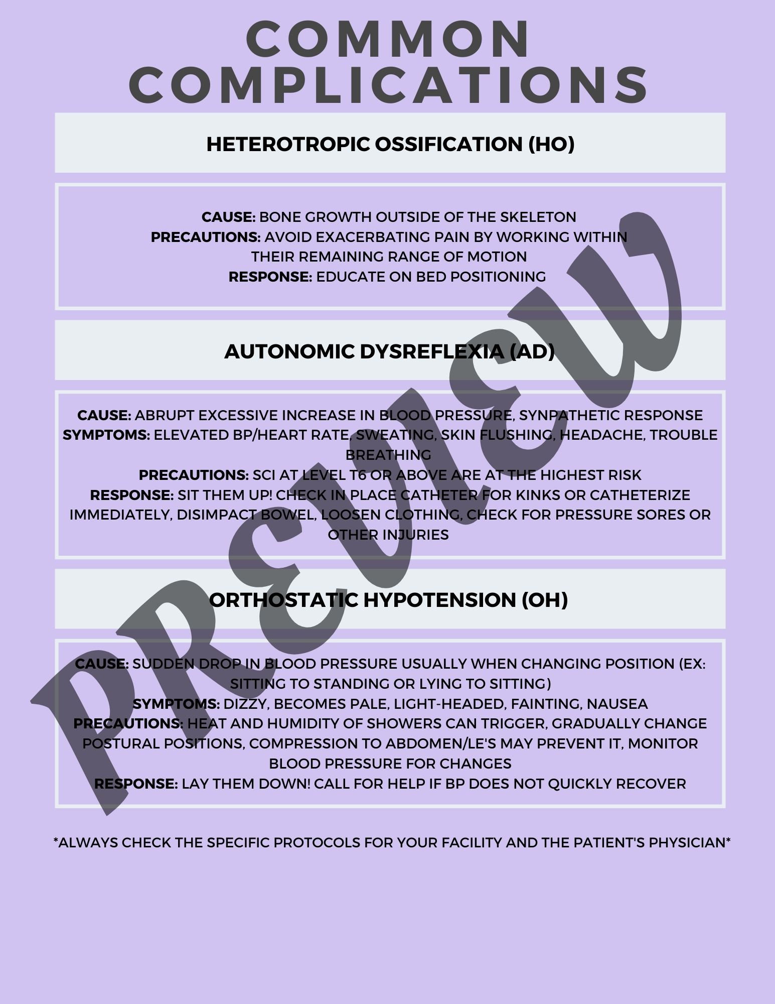 Weight Bearing And Post Op Precautions And Complications In Acute Care