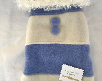 Fleece Rugby dog coat