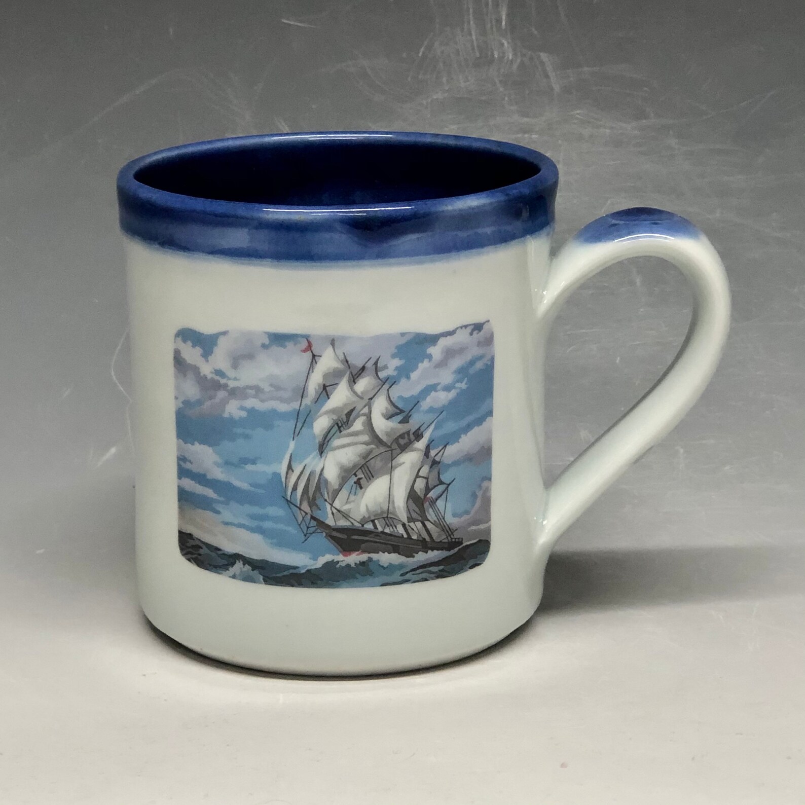 Ship Mug Handmade Mug Boat Mug Ceramic Mug Boat Gift Etsy