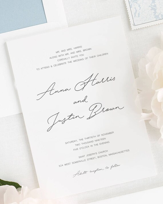 Calligraphy Stencils For Wedding Invitations 4