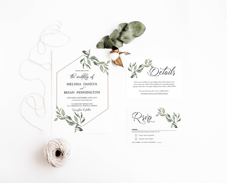 Blush Watercolor Wedding Invitation Suite Floral Etsy Wedding Invitations Romantic Floral Wedding Invitations Wedding Invitations