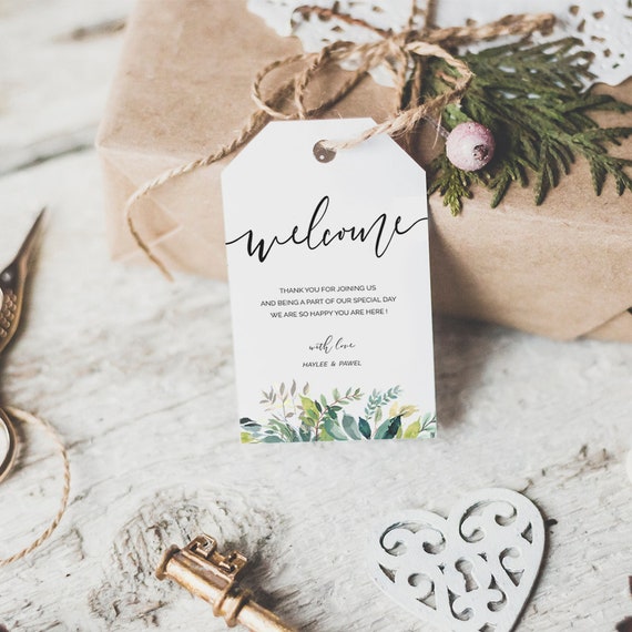 welcome wedding tags template welcome tags welcome bag tags