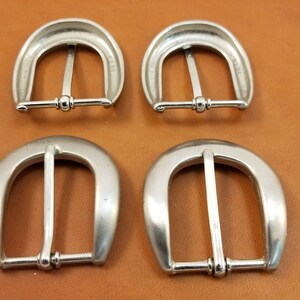 Belt Buckle / Belt Buckles / Oval Buckle / Brushed Nickel Finish Buckle / Round Buckle / Belt Buckle Lot