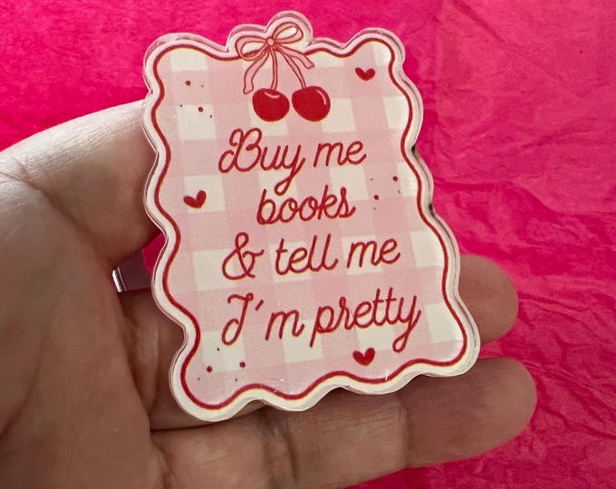 Buy Me Books & Tell Me l’m Pretty Magnetic Grip