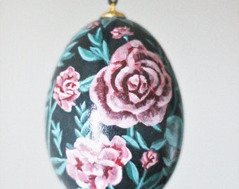 Rose Gans Ei Ornament