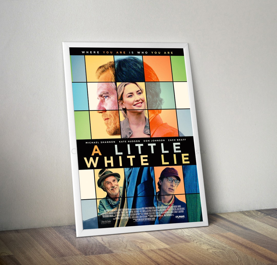 A Little White Lie Movie 2023 Poster Etsy