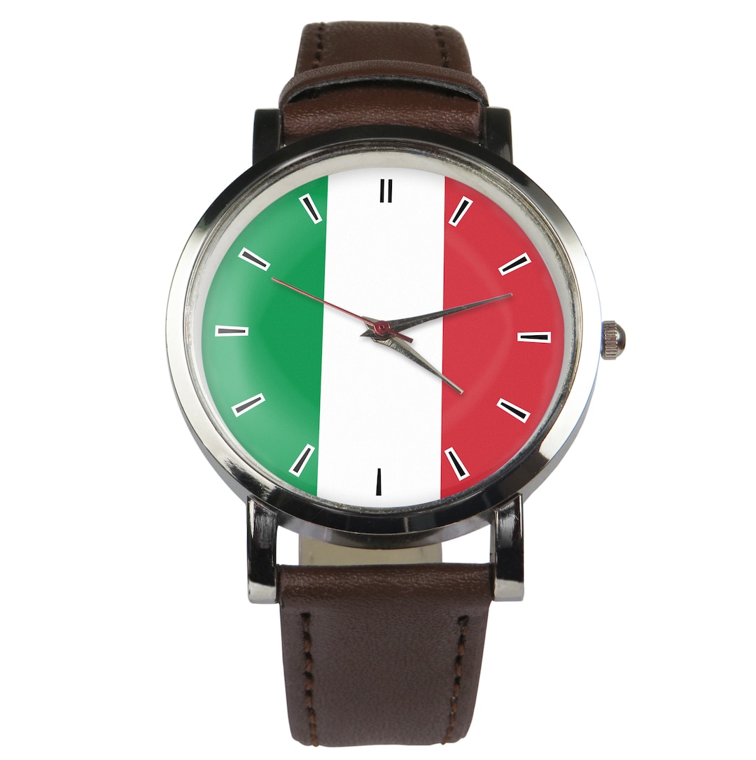Reloj de pulsera de bandera de Reloj elegante y elegante