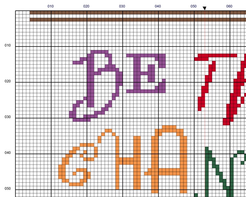 Be the Change I Want to See in the World Beginner Cross-Stitch Pattern PDF inspired by Mahatma Gandhi image 6