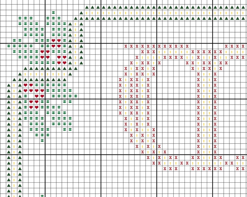 Merry Kiss My Ass Sarcastic 'Merry Christmas' Parody, Advanced Cross-Stitch Pattern Instant Download PDF zdjęcie 4