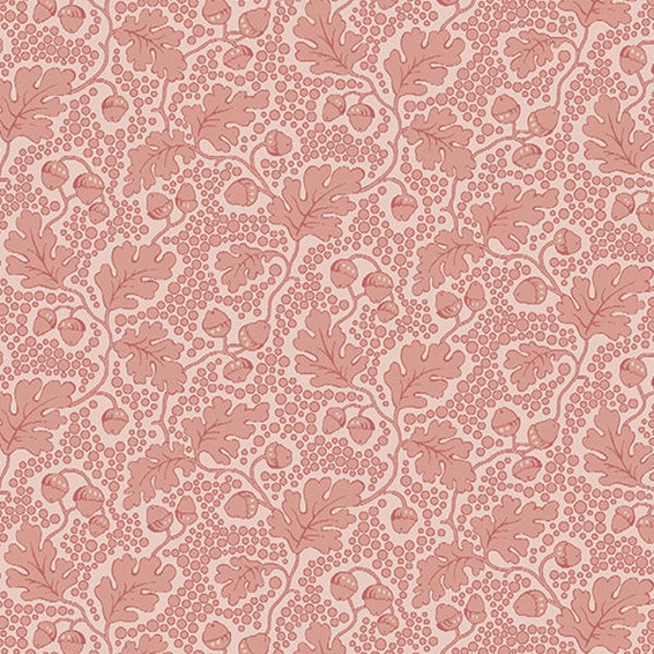 Andover "Super Bloom" Oaks Baby Pink by Edyta Sitar from Laundry Basket Quilts (9453-E).