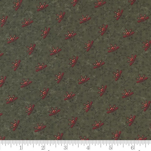 Moda "Clover Blossom Farm" Sweet Woodruff Blender Leaf (9714-15) by Kansas Troubles Quilters