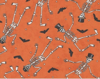 Moda "Ghostly Greetings" Dancing Skeleton Pumpkin (56042-12 ) by Deb Strain
