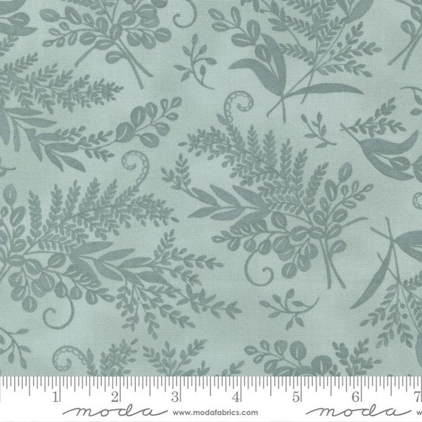 Moda "Happiness Blooms" Monotone Ferns Landscape Nature Fern Eucalyptus (56054-15) by Deb Strain