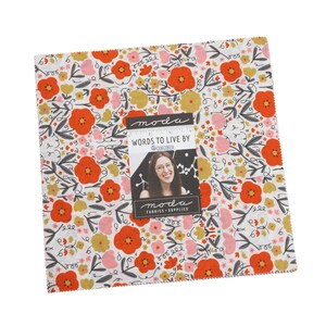 Moda &quot;Words To Live By&quot;  10&quot; Layer Cake Square by Gingiber 42 pc