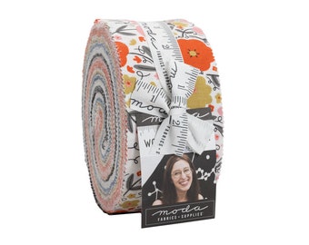 Quaint Cottage Fabric Jelly Roll - 40 Pre-Cut 2.5-inch Strips By Moda Fabrics