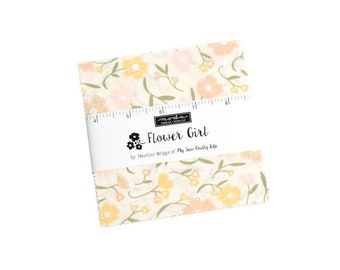 Moda "Flower Girl" 5" Charm Pack Square by Heather Briggs from My Sew Quilty Life 42 pc