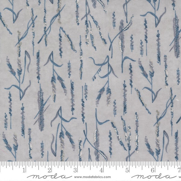 Moda "Change of Seasons" Marsh Grasses Nature Leaf Cement (6862-15) by Holly Taylor