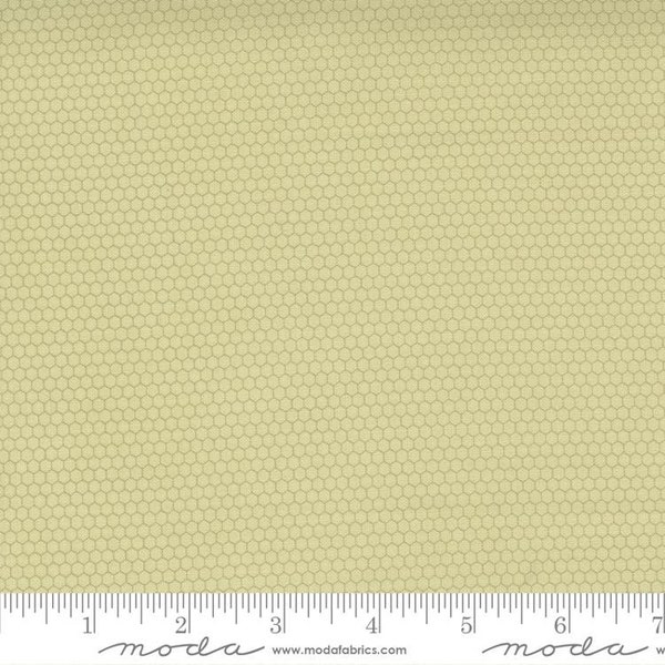 Moda "Buttercup & Slate" Honeycomb Dots Sprig (29158-15 by Corey Yoder from Coriander Quilts