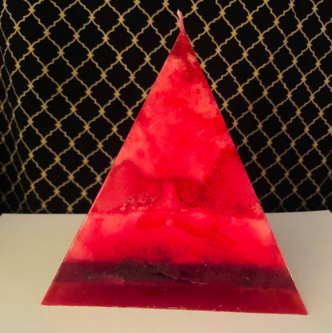 Treasure Pyramid Candle Charms and Crystals Surprise Candle Etsy