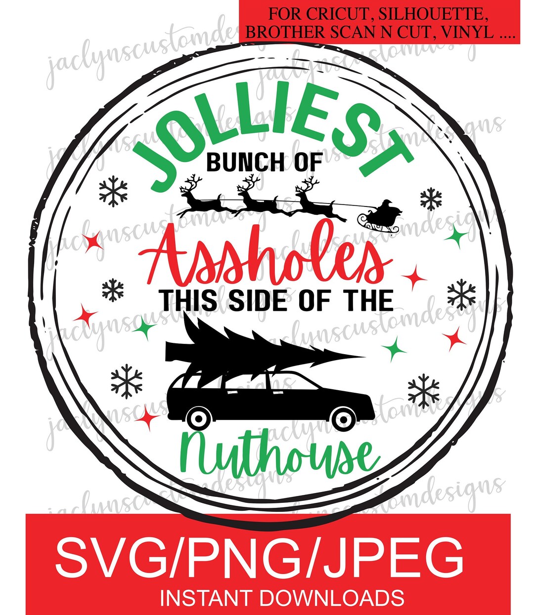 Digital Download Jolliest Bunch of Assholes Funny Christmas Vacation ...