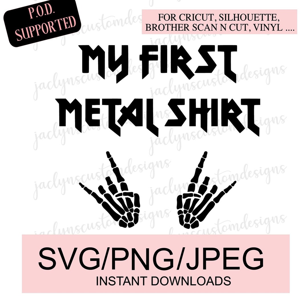 MoonWorks Baby T-Shirt 'My First Metal Shirt' - Hardrock Style Für Die Kleinsten